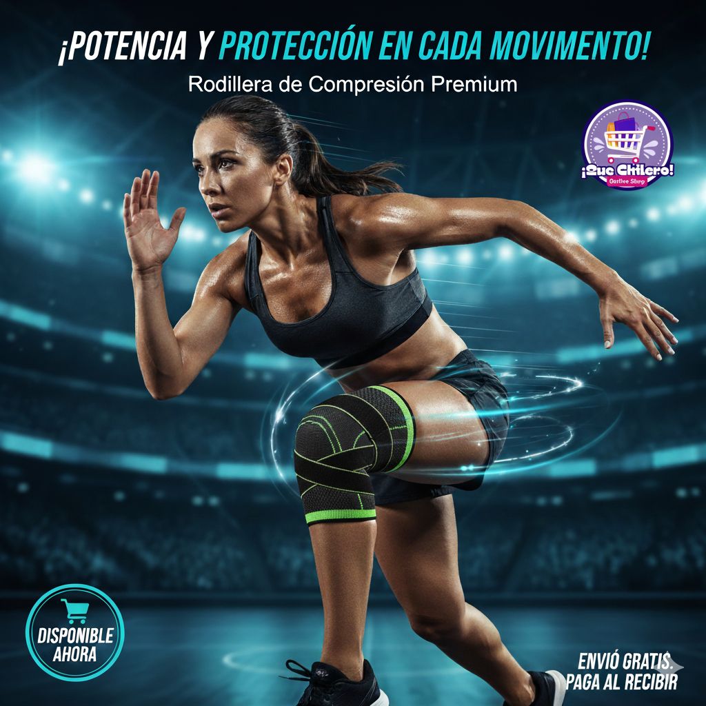 Rodillera De Compresión Ajustable (x 2 Unidades)