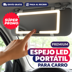 💡 Espejo LED de Maquillaje para Carro – Recargable & de Lujo 💄🚗